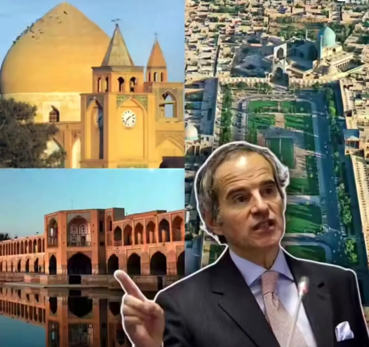 هشدار نسبت به هدف قرار دادن آثار تاریخی ایران / اتهام جدید گروسی به ایران و تهدید آثار تاریخی اصفهان
