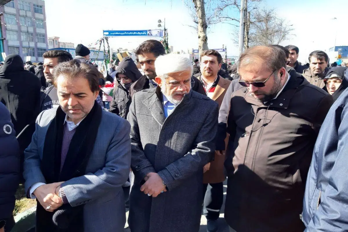 حضور معاون اول رئیس‌جمهور در راهپیمایی روز جهانی قدس