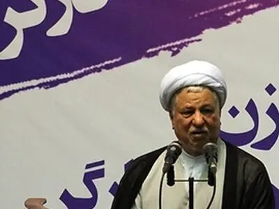همایش تجلیل از گارگران نمونه زن با حضور آیت الله هاشمی رفسنجانی