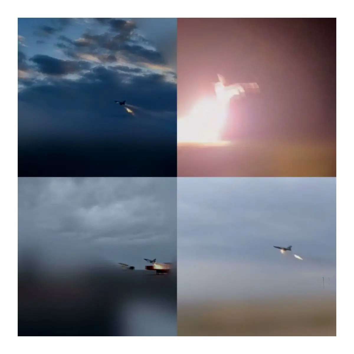 حملات پهپادهای ارتش به پایگاه هوایی تل نوف رژیم صهیونیستی و پایگاههای آمریکا در منطقه 