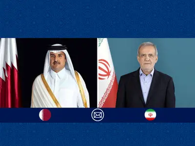 بزشكيان: العلاقات التاريخية بين إيران وقطر تشكل منصة مناسبة للتعاون الثنائي