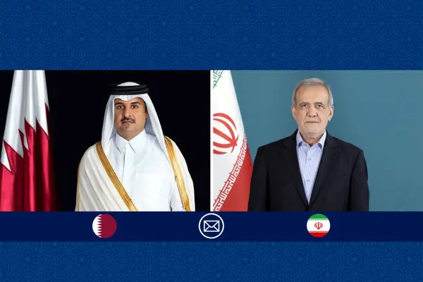 بزشكيان: العلاقات التاريخية بين إيران وقطر تشكل منصة مناسبة للتعاون الثنائي