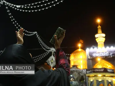 مراسم احیای شب بیست و سوم ماه مبارک رمضان در حرم مطهر رضوی