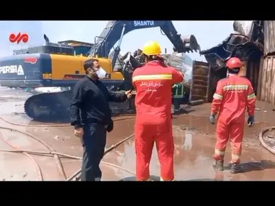  گفتگوی تکان‌دهنده بامصطفی نظری؛ آتش نشان حاضر در لحظات اول انفجار بندر + فیلم