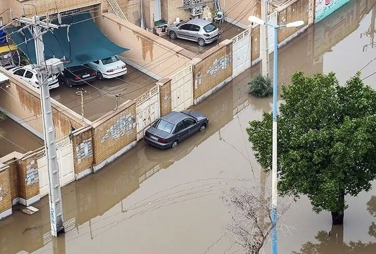 ظرفیت پایین شبکه فاضلاب اهواز نسبت به حجم بارندگی