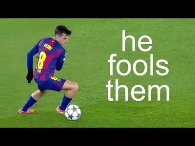 ویدئو:  چرخش جادویی پدری؛ عبور راحت ستاره بارسا از مدافعان