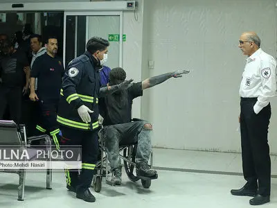 مصدومان چهارشنبه سوری بیمارستان سوانح سوختگی تهران