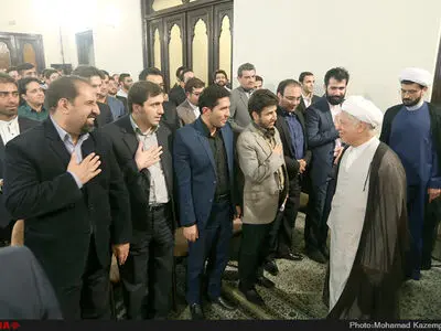 دیدار اعضای تشکل‌های دانشجویی دانشگاه آزاد اسلامی با آیت‌الله هاشمی رفسنجانی