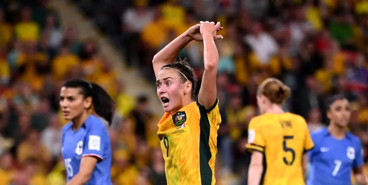  صعود استرالیا با غلبه بر فرانسه در جام جهانی زنان 