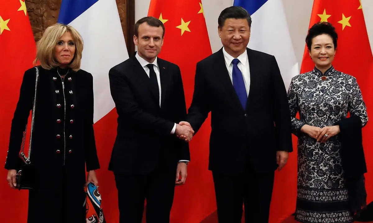 China's new 'Silk Road' cannot be one-way, France's Macron says