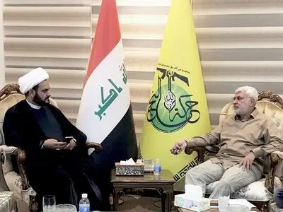 دیدار ابو مهدی المهندس با دبیرکل نُجَباء