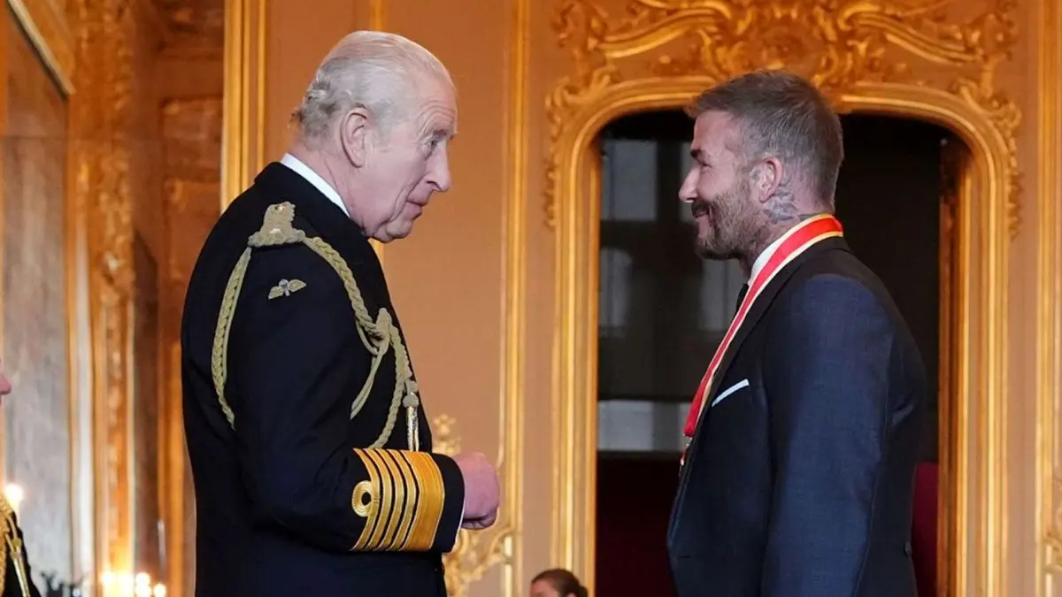 دیوید بکام عنوان «سِر» گرفت