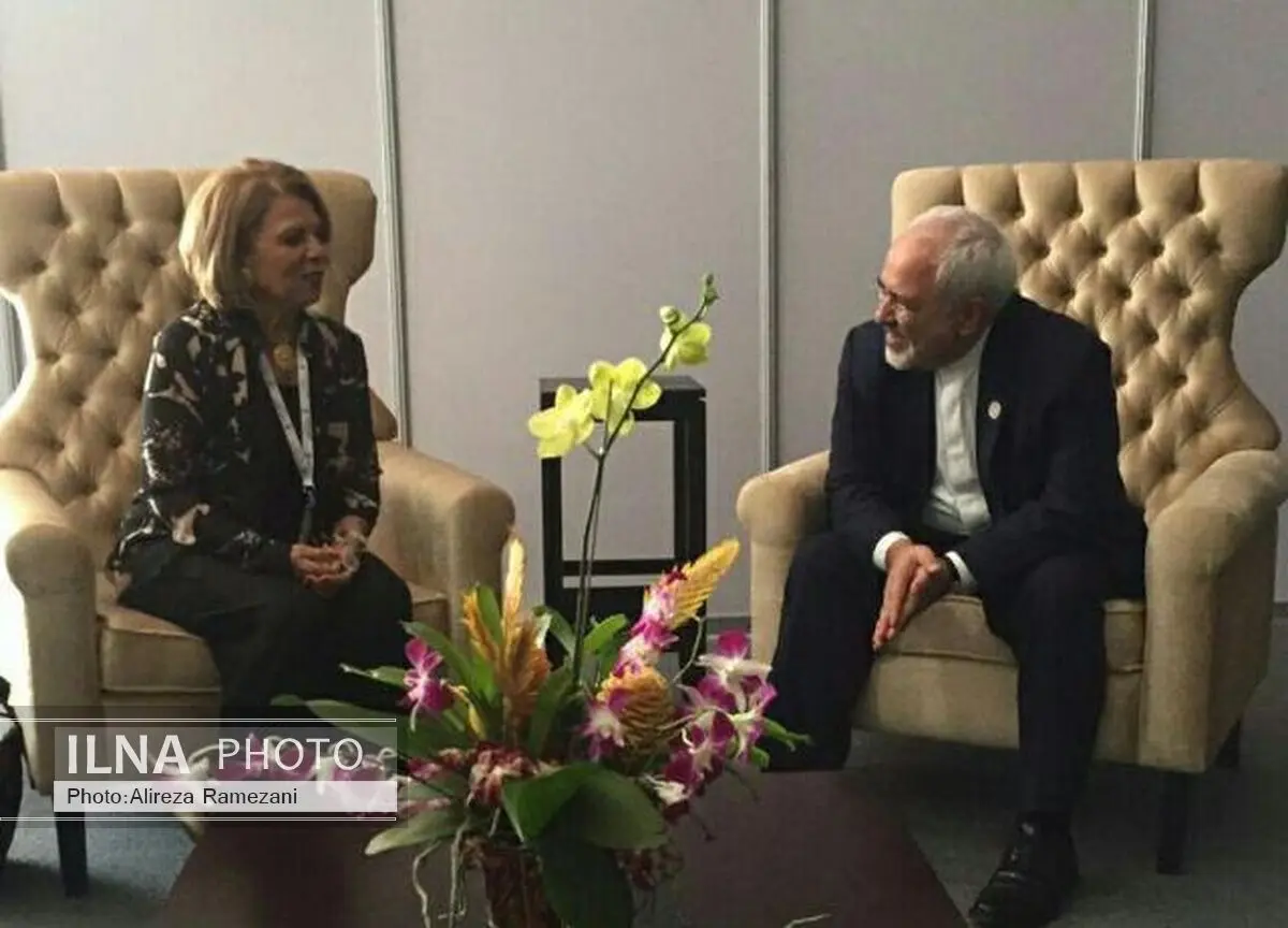 دیدار کاندیدای مدیرکلی یونسکو با ظریف در مارگریتا
