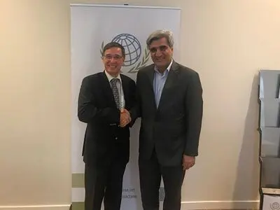 دیدار سالاری با رئیس اتحادیه بین‌المللی تامین اجتماعی 
