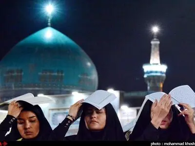 احیای شب نوزدهم ماه مبارک رمضان در حرم امام رضا (ع)