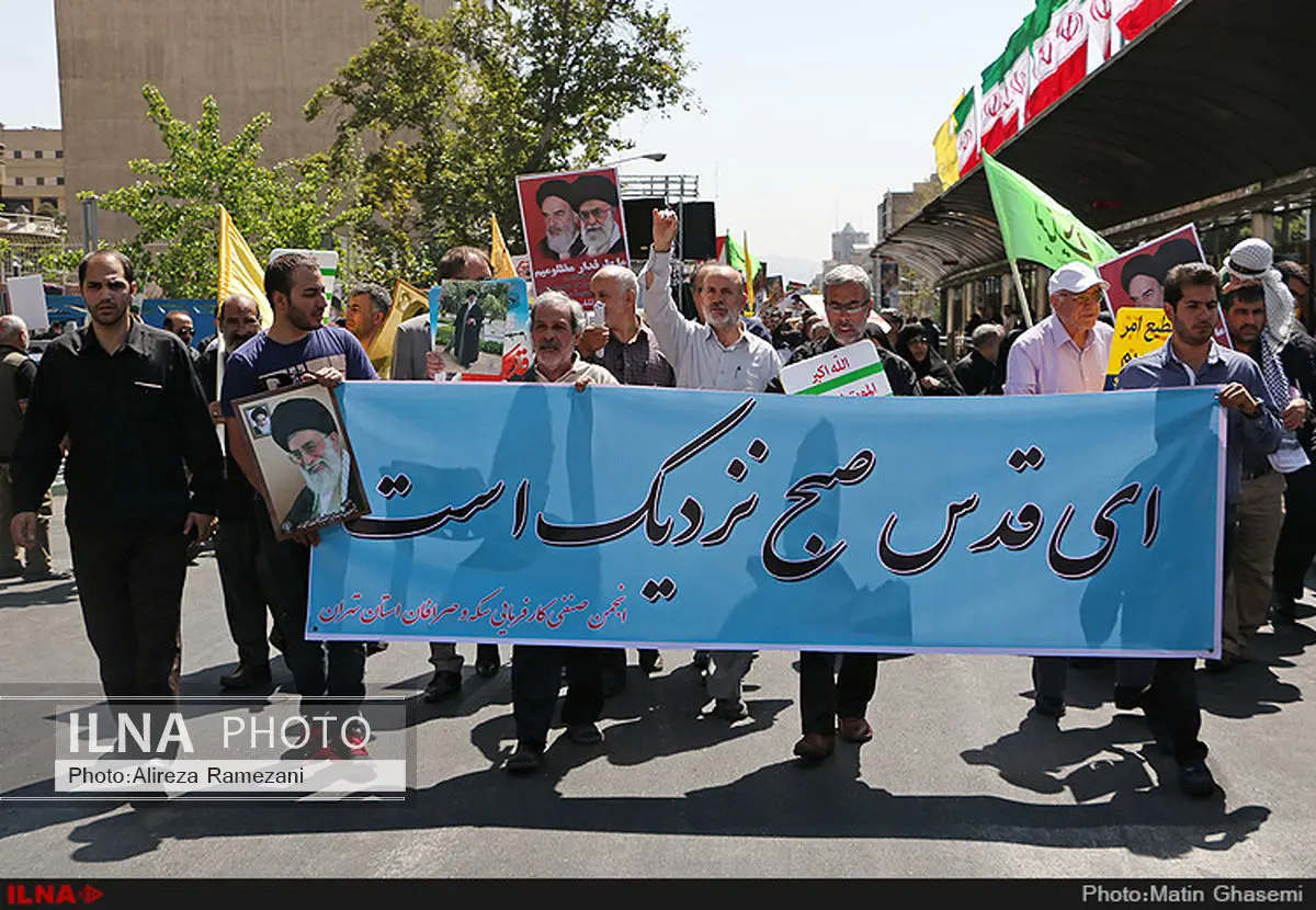 راهپیمایی روز قدس در شهرهای خراسان رضوی برگزار شد
