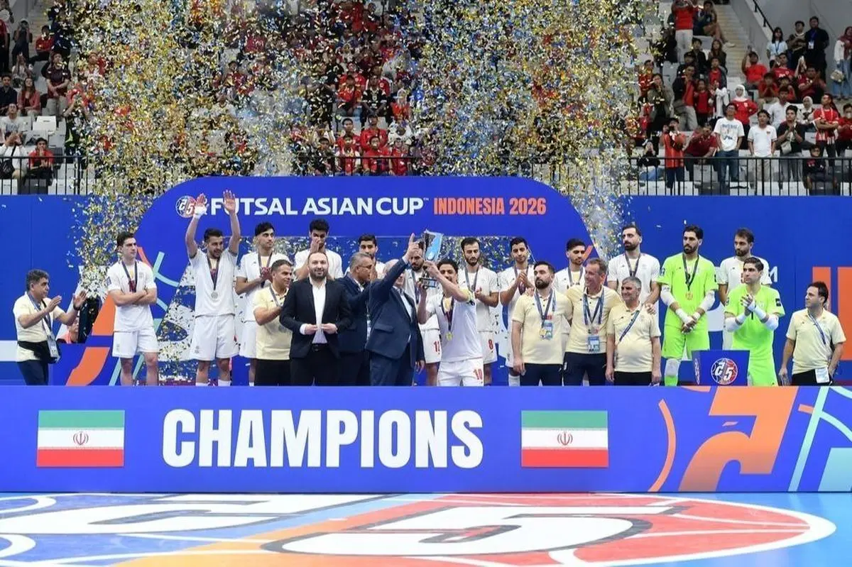 تبریک قهرمانی فوتسال ایران در آسیا توسط ژاپن