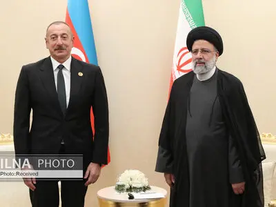 ویدئو/ دیدار رئیس جمهور آذربایجان با رئیس جمهور ایران 