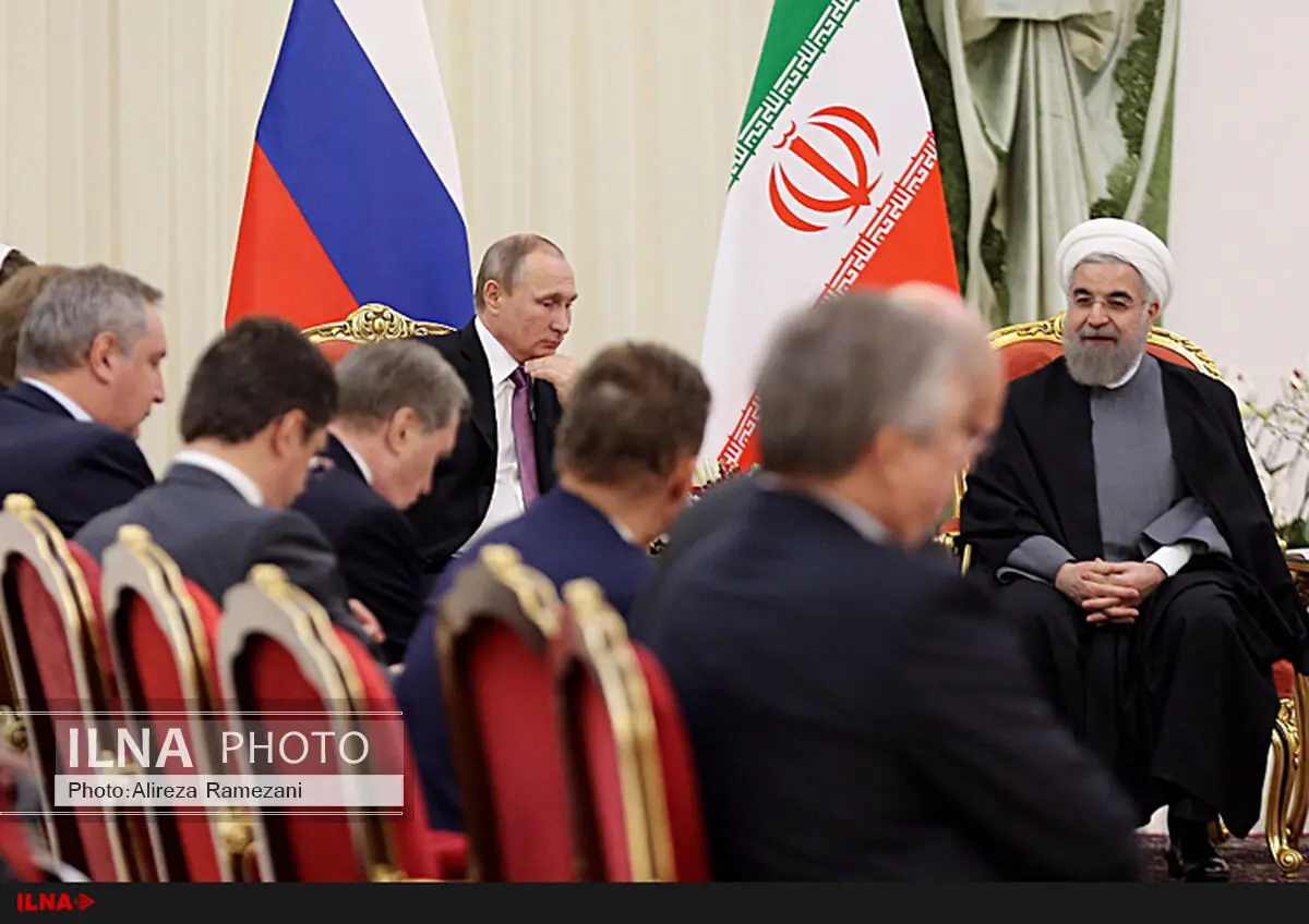 تاکید روسای جمهوری ایران و روسیه بر گسترش همه‌جانبه روابط تهران-مسکو