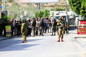 حمله شهرک‌نشینان اشغالگر به کشاورزان فسلطین 