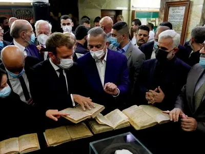 پیام ماکرون درباره سفر به کاظمیه عراق