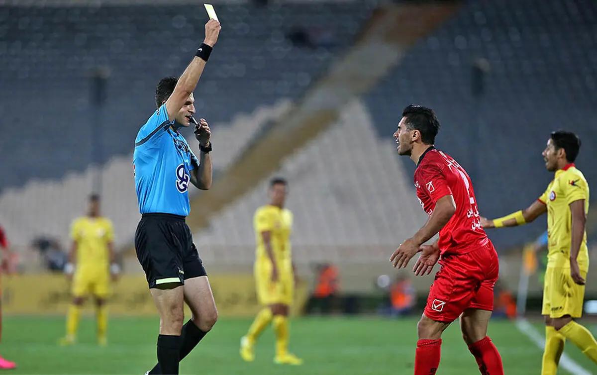 پیام حیدری داور دیدار پرسپولیس و گل گهر سیرجان