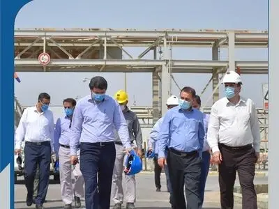 بازدید مدیرعامل هلدینگ تاپیکو از پتروشیمی غدیر
