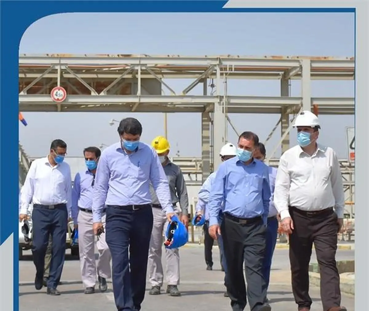 بازدید مدیرعامل هلدینگ تاپیکو از پتروشیمی غدیر