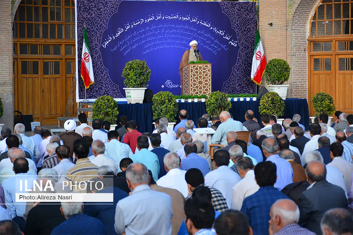 برگزاری نماز عیدقربان در مسجد النبی قزوین 