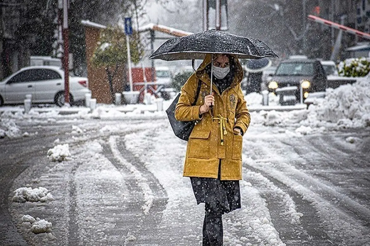 هشدار نارنجی هواشناسی درباره باران و برف شدید در جنوب غرب و غرب ایران 