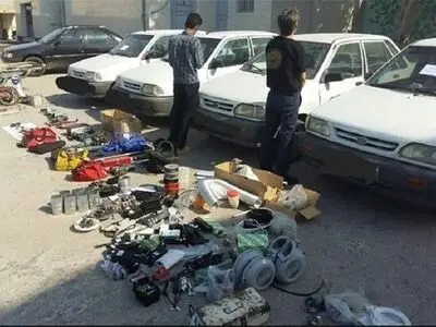 دستگیری سارق قطعات خودرو در تاکستان 