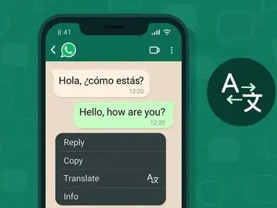 واتس‌اپ آیفون به قابلیت ترجمه با پشتیبانی از ٢١ زبان مجهز شد