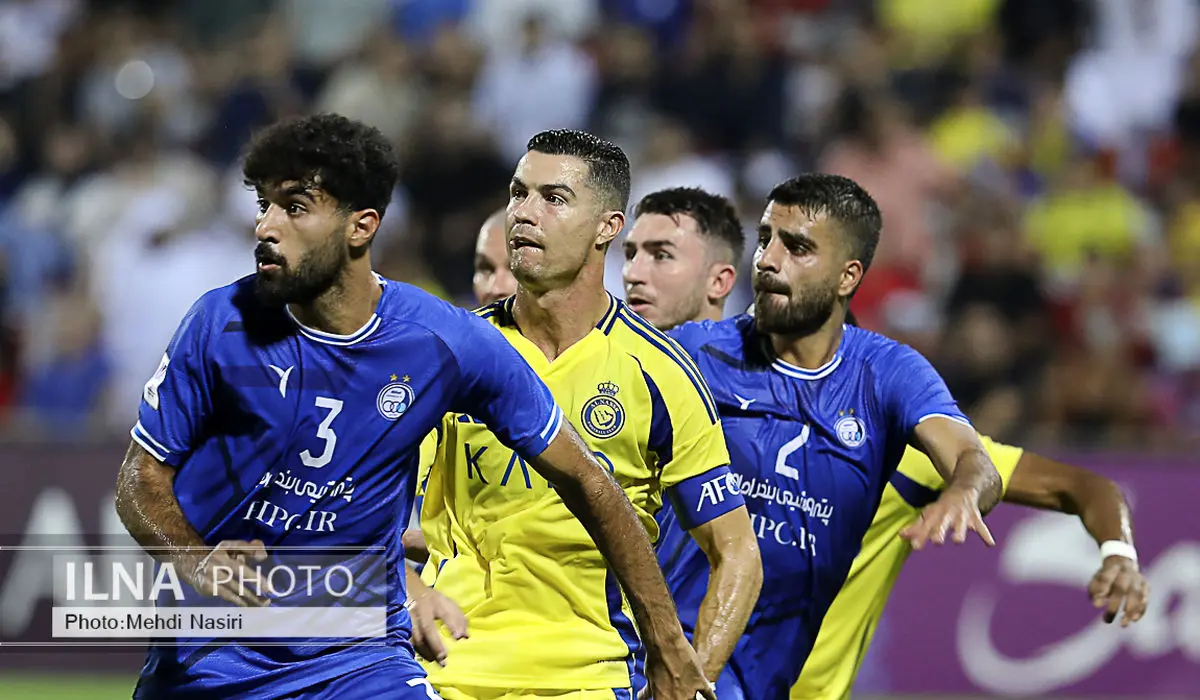 دیدار تیمهای فوتبال استقلال ایران و النصر عربستان