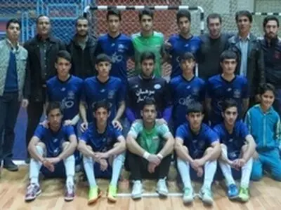 قهرمانی صدرا سیستم در لیگ فوتسال جوانان قم