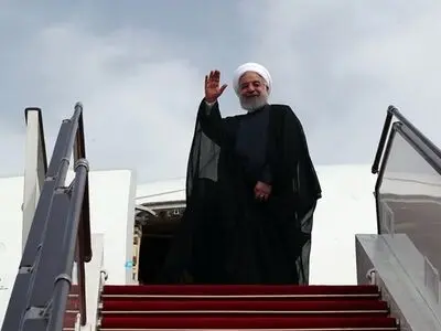 روحانی یصل الى ترکیا