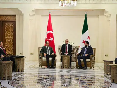 دیدار هیئت اطلاعاتی ترکیه با الجولانی در دمشق