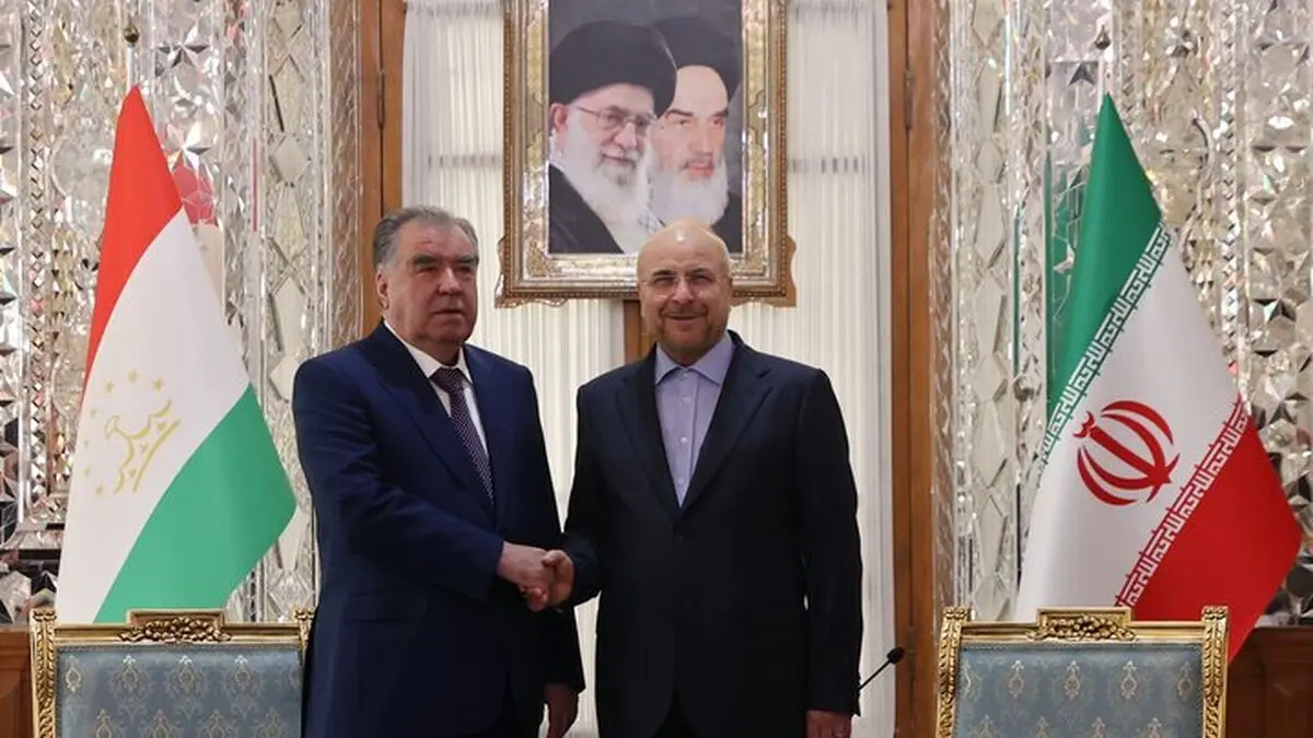 رئیس جمهور تاجیکستان با قالیباف دیدار کرد