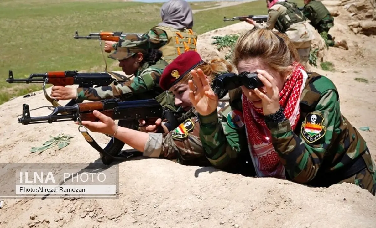 زنانی که از داعش انتقام میگیرند +تصاویر