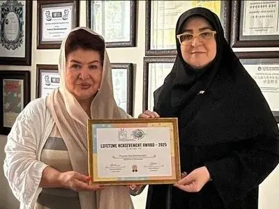 سخنگوی دولت با پوران درخشنده دیدار کرد
