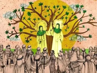 عکس نوشته تبریک عید غدیر خم ۱۴۰۴