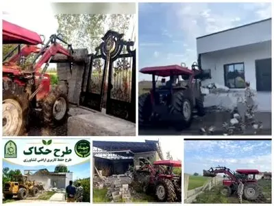 ۷۹ مورد ساخت‌ و ساز غیرمجاز در محمودآباد قلع و قمع شد 