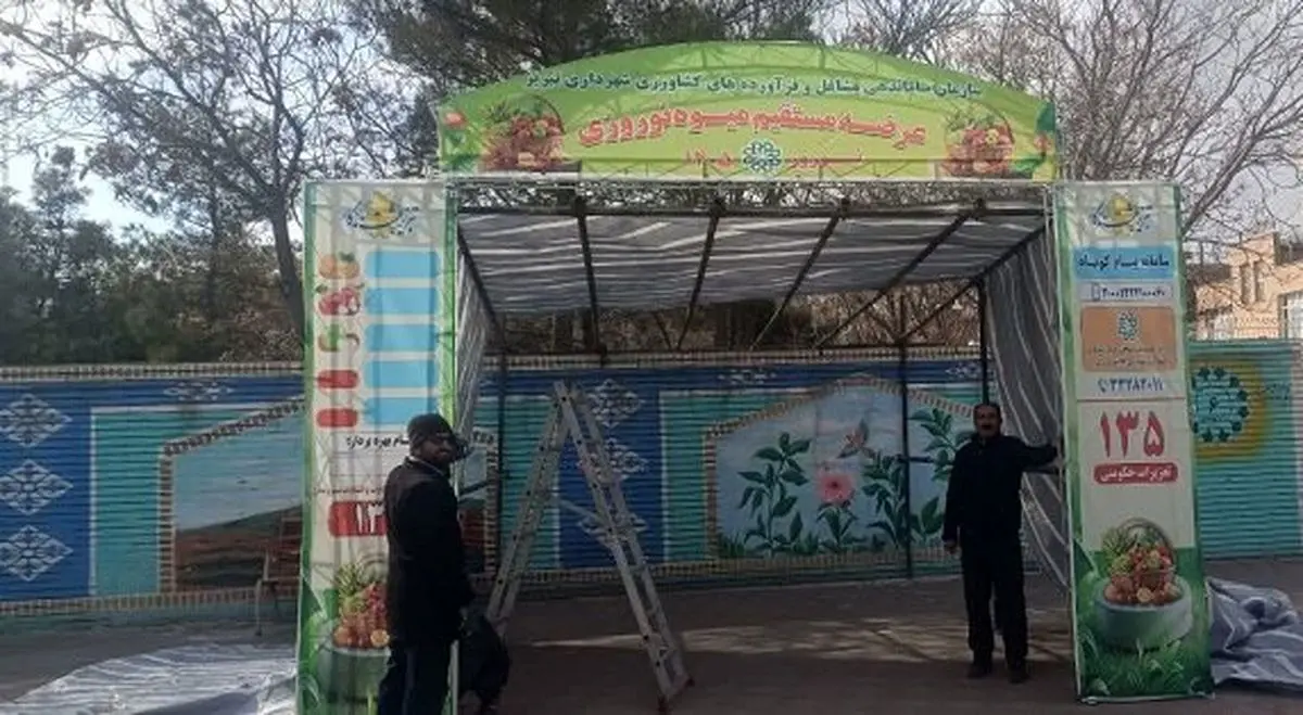 عرضه مستقیم میوه نوروزی با قیمت تنظیم بازار در محل های تحت نظارت شهرداری تبریز