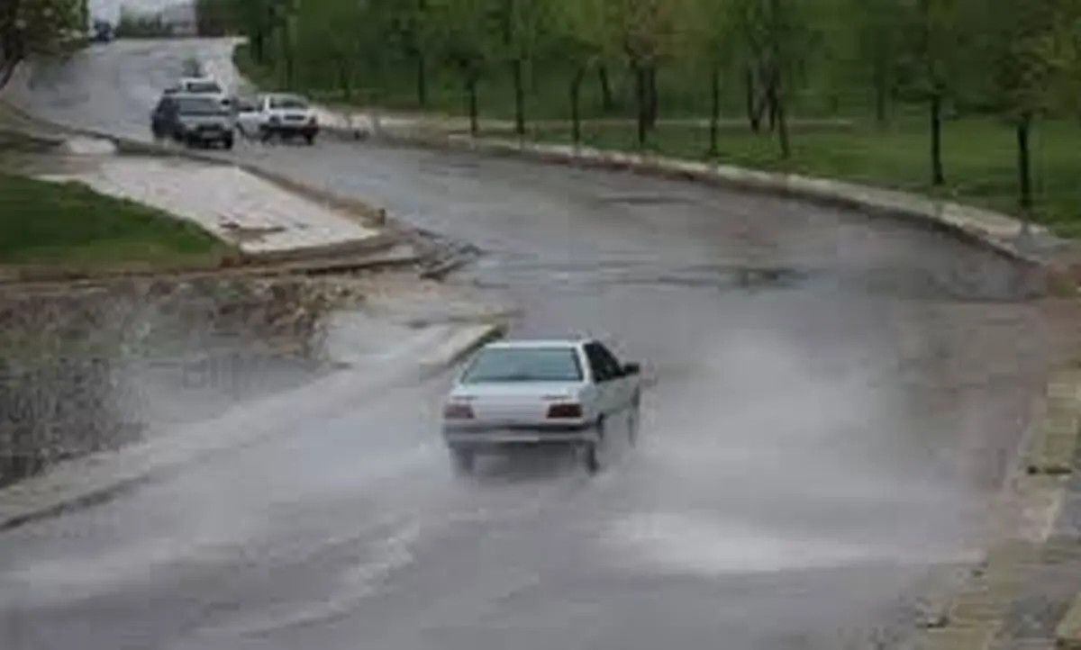 جاده‌های کرمانشاه لغزنده است