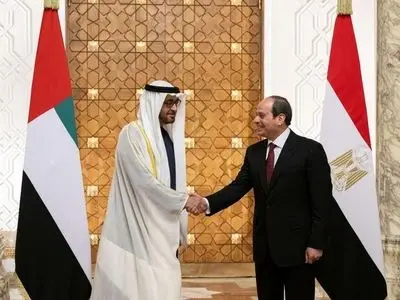 دیدار السیسی و بن‌زاید