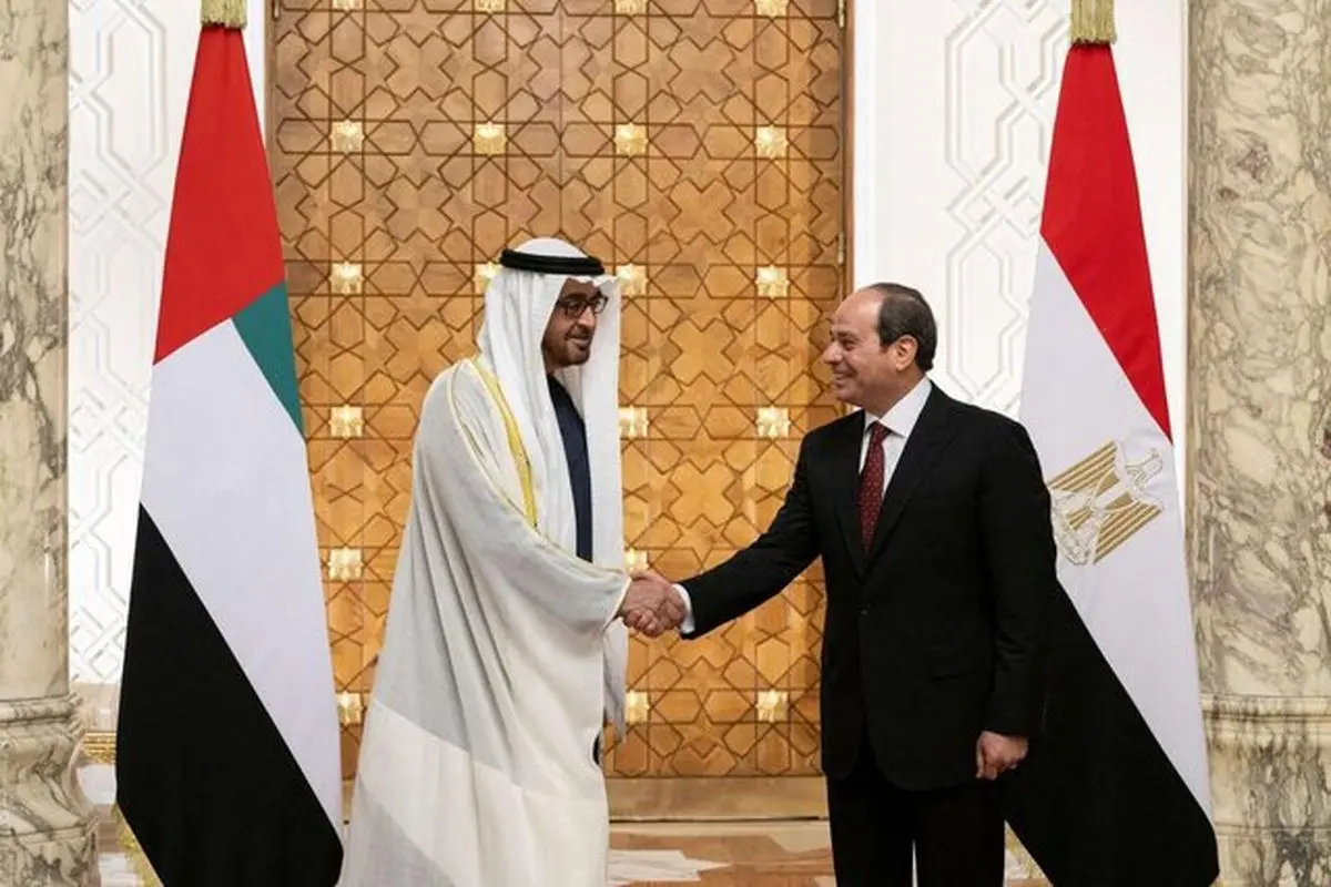 دیدار السیسی و بن‌زاید