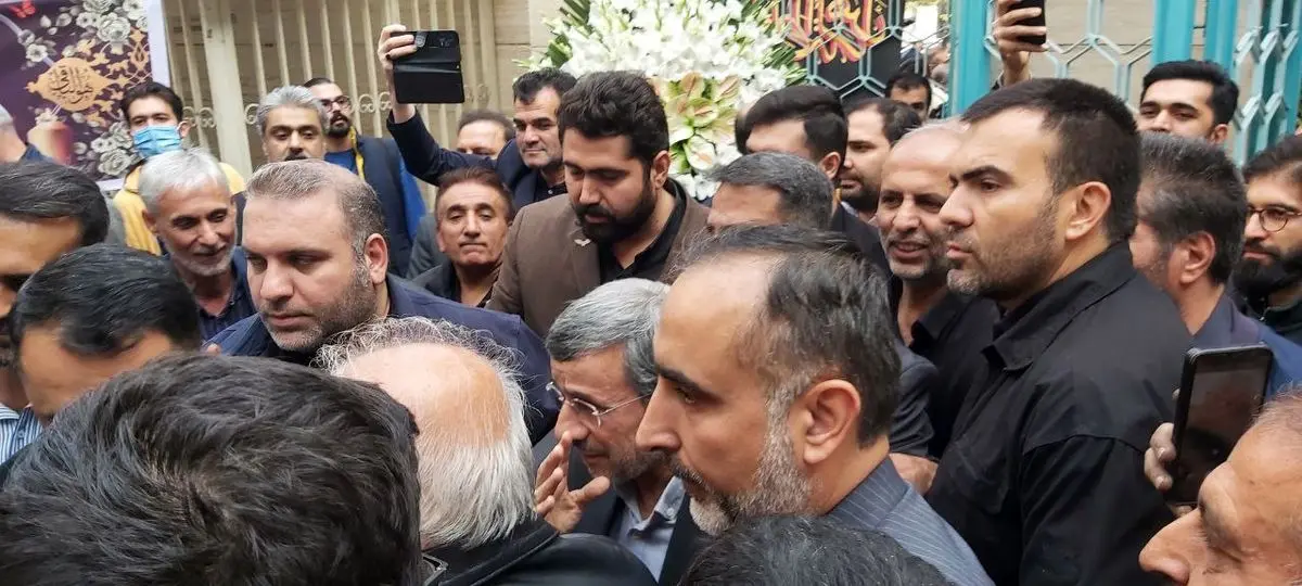 برگزاری مراسم ترحیم خواهر محمود احمدی‌نژاد + تصاویر