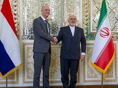 وزیر امور خارجه هلند با ظریف دیدار کرد 