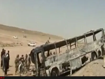 فیلم / تصادف وحشتناک یک تانکر با اتوبوس مسافربری 