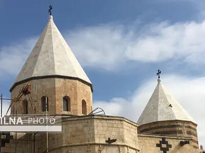 مرمت قره‌کلیسا منطبق با استانداردهای یونسکو انجام شده/ ۸۰ درصد سنگ‌های کلیسا سفید است