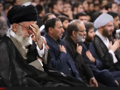 صوت مراسم قرآن به سر گرفتن آیت الله خامنه‌ای منتشر شد